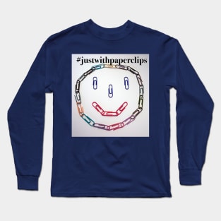 #justwithpaperclips Long Sleeve T-Shirt